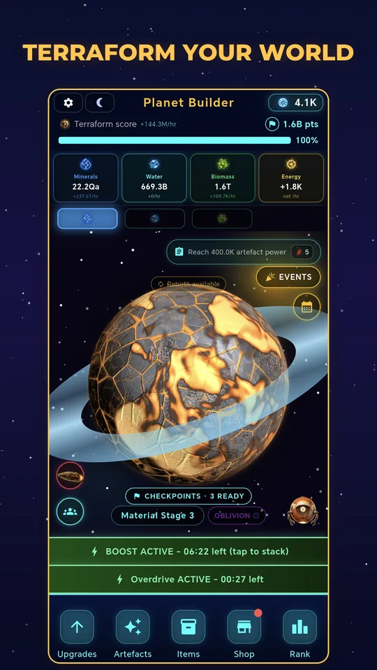 Planet Builder screenshot