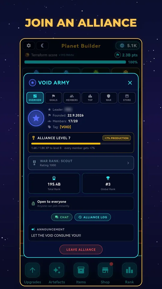 Planet Builder screenshot